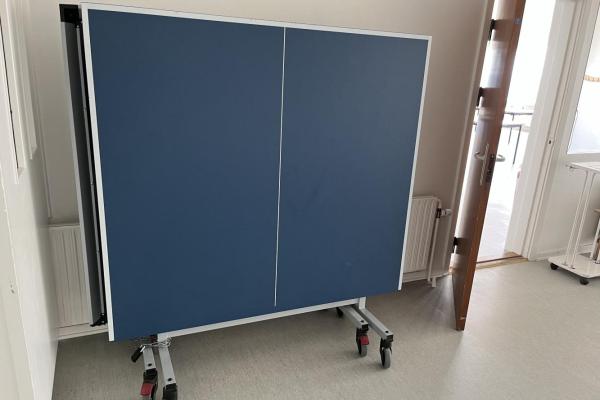 Halleklippen bordtennisbord ved hovedbygningen