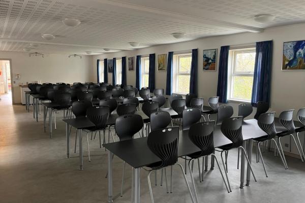 Spisesalen på Isøre