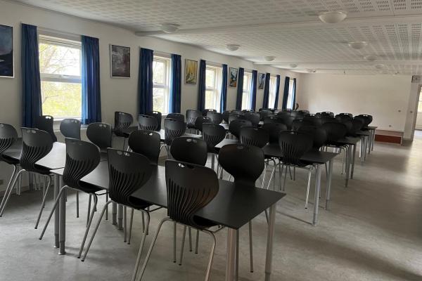 Spisesalen på Isøre