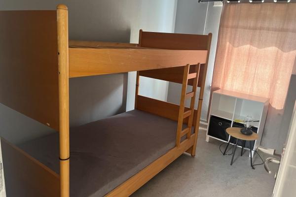 Lederværelse med køjeseng på Loddenhøj