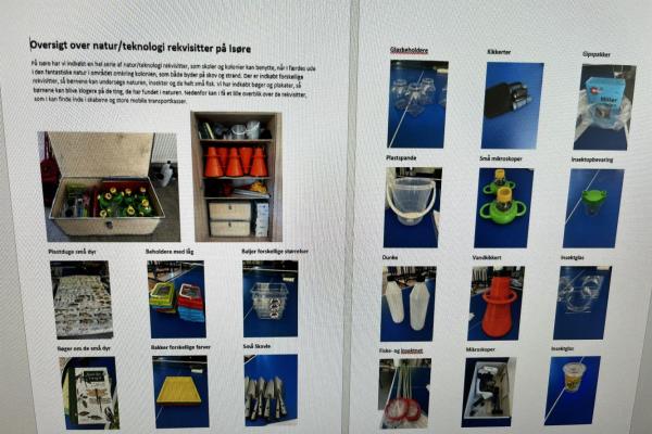 Natur/teknologi, legeting lejrskoler