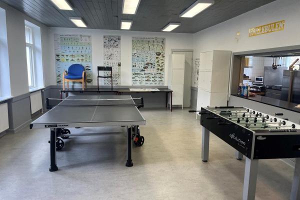 Hygge- og spillerum på Loddenhøj