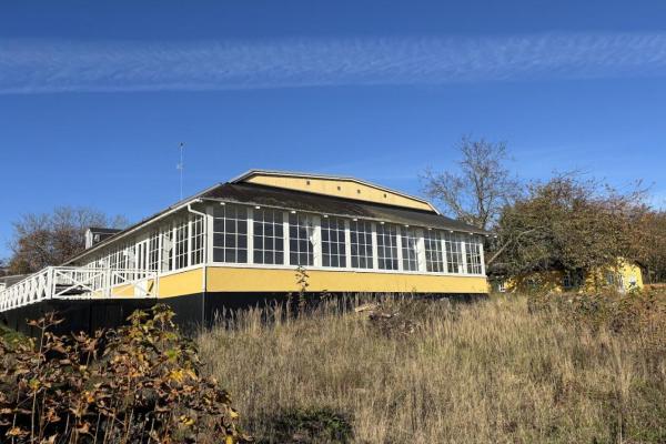 Halleklippen klædt i efterårsfarver