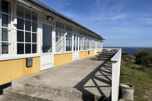 Spisesalens terrasse med udsigt